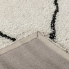 image:imageFlash Furniture Roxy Shag Style Diamond Trellis Area Rug  5 x 7  IvoryIvoryBlack