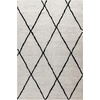 image:imageFlash Furniture Roxy Shag Style Diamond Trellis Area Rug  5 x 7  IvoryIvoryBlack