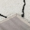 image:imageFlash Furniture Roxy Shag Style Diamond Trellis Area Rug  5 x 7  IvoryIvoryBlack