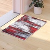 image:imageFlash Furniture Rylan Collection Scraped Pattern Area Rug  High Pile Purple Olefin Rug  2 x 3 Area Rug  Jute Backing  Hallway Entryway Bedroom Living RoomRed