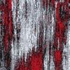 image:imageFlash Furniture Rylan Collection Scraped Pattern Area Rug  High Pile Purple Olefin Rug  2 x 3 Area Rug  Jute Backing  Hallway Entryway Bedroom Living RoomRed