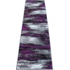image:imageFlash Furniture Rylan Collection Scraped Pattern Area Rug  High Pile Purple Olefin Rug  2 x 3 Area Rug  Jute Backing  Hallway Entryway Bedroom Living RoomPurple