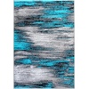 image:imageFlash Furniture Rylan Collection Scraped Pattern Area Rug  High Pile Purple Olefin Rug  2 x 3 Area Rug  Jute Backing  Hallway Entryway Bedroom Living RoomTurquoise