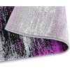 image:imageFlash Furniture Rylan Collection Scraped Pattern Area Rug  High Pile Purple Olefin Rug  2 x 3 Area Rug  Jute Backing  Hallway Entryway Bedroom Living RoomPurple