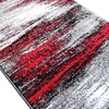 image:imageFlash Furniture Rylan Collection Scraped Pattern Area Rug  High Pile Purple Olefin Rug  2 x 3 Area Rug  Jute Backing  Hallway Entryway Bedroom Living RoomRed