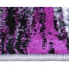 image:imageFlash Furniture Rylan Collection Scraped Pattern Area Rug  High Pile Purple Olefin Rug  2 x 3 Area Rug  Jute Backing  Hallway Entryway Bedroom Living RoomPurple