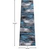 image:imageFlash Furniture Rylan Collection Scraped Pattern Area Rug  High Pile Purple Olefin Rug  2 x 3 Area Rug  Jute Backing  Hallway Entryway Bedroom Living RoomBlue