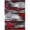 image:imageFlash Furniture Rylan Collection Scraped Pattern Area Rug  High Pile Purple Olefin Rug  2 x 3 Area Rug  Jute Backing  Hallway Entryway Bedroom Living RoomRed
