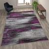 image:imageFlash Furniture Rylan Collection Scraped Pattern Area Rug  High Pile Purple Olefin Rug  2 x 3 Area Rug  Jute Backing  Hallway Entryway Bedroom Living RoomPurple