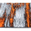 image:imageFlash Furniture Rylan Collection Scraped Pattern Area Rug  High Pile Purple Olefin Rug  2 x 3 Area Rug  Jute Backing  Hallway Entryway Bedroom Living RoomOrange