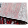image:imageFlash Furniture Rylan Collection Scraped Pattern Area Rug  High Pile Purple Olefin Rug  2 x 3 Area Rug  Jute Backing  Hallway Entryway Bedroom Living RoomRed