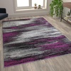 image:imageFlash Furniture Rylan Collection Scraped Pattern Area Rug  High Pile Purple Olefin Rug  2 x 3 Area Rug  Jute Backing  Hallway Entryway Bedroom Living RoomPurple