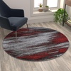 image:imageFlash Furniture Rylan Collection Scraped Pattern Area Rug  High Pile Purple Olefin Rug  2 x 3 Area Rug  Jute Backing  Hallway Entryway Bedroom Living RoomRed