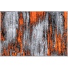 image:imageFlash Furniture Rylan Collection Scraped Pattern Area Rug  High Pile Purple Olefin Rug  2 x 3 Area Rug  Jute Backing  Hallway Entryway Bedroom Living RoomOrange