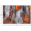 image:imageFlash Furniture Rylan Collection Scraped Pattern Area Rug  High Pile Purple Olefin Rug  2 x 3 Area Rug  Jute Backing  Hallway Entryway Bedroom Living RoomOrange