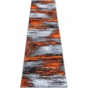 image:imageFlash Furniture Rylan Collection Scraped Pattern Area Rug  High Pile Purple Olefin Rug  2 x 3 Area Rug  Jute Backing  Hallway Entryway Bedroom Living RoomOrange