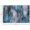 image:imageFlash Furniture Rylan Collection Scraped Pattern Area Rug  High Pile Purple Olefin Rug  2 x 3 Area Rug  Jute Backing  Hallway Entryway Bedroom Living RoomBlue