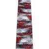 image:imageFlash Furniture Rylan Collection Scraped Pattern Area Rug  High Pile Purple Olefin Rug  2 x 3 Area Rug  Jute Backing  Hallway Entryway Bedroom Living RoomRed