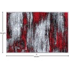 image:imageFlash Furniture Rylan Collection Scraped Pattern Area Rug  High Pile Purple Olefin Rug  2 x 3 Area Rug  Jute Backing  Hallway Entryway Bedroom Living RoomRed