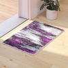 image:imageFlash Furniture Rylan Collection Scraped Pattern Area Rug  High Pile Purple Olefin Rug  2 x 3 Area Rug  Jute Backing  Hallway Entryway Bedroom Living RoomPurple