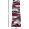 image:imageFlash Furniture Rylan Collection Scraped Pattern Area Rug  High Pile Purple Olefin Rug  2 x 3 Area Rug  Jute Backing  Hallway Entryway Bedroom Living RoomRed