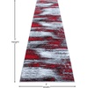 image:imageFlash Furniture Rylan Collection Scraped Pattern Area Rug  High Pile Purple Olefin Rug  2 x 3 Area Rug  Jute Backing  Hallway Entryway Bedroom Living RoomRed
