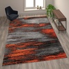 image:imageFlash Furniture Rylan Collection Scraped Pattern Area Rug  High Pile Purple Olefin Rug  2 x 3 Area Rug  Jute Backing  Hallway Entryway Bedroom Living RoomOrange