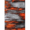 image:imageFlash Furniture Rylan Collection Scraped Pattern Area Rug  High Pile Purple Olefin Rug  2 x 3 Area Rug  Jute Backing  Hallway Entryway Bedroom Living RoomOrange