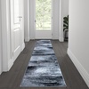 image:imageFlash Furniture Rylan Collection Scraped Pattern Area Rug  High Pile Purple Olefin Rug  2 x 3 Area Rug  Jute Backing  Hallway Entryway Bedroom Living RoomGrey