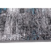 image:imageFlash Furniture Rylan Collection Scraped Pattern Area Rug  High Pile Purple Olefin Rug  2 x 3 Area Rug  Jute Backing  Hallway Entryway Bedroom Living RoomBlue