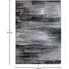 image:imageFlash Furniture Rylan Collection Scraped Pattern Area Rug  High Pile Purple Olefin Rug  2 x 3 Area Rug  Jute Backing  Hallway Entryway Bedroom Living RoomGrey