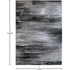 image:imageFlash Furniture Rylan Collection Scraped Pattern Area Rug  High Pile Purple Olefin Rug  2 x 3 Area Rug  Jute Backing  Hallway Entryway Bedroom Living RoomGrey