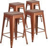 image:imageFlash Furniture Sinclair 24 High Backless Mint Green Counter Height Stool with Square Wood SeatCopper