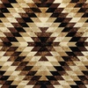 image:imageFlash Furniture Teagan Collection Southwestern Style Area Rug  Olefin Red Accent Rug  5 x 7  Jute Backing  Entryway Living Room BedroomBrown
