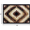 image:imageFlash Furniture Teagan Collection Southwestern Style Area Rug  Olefin Red Accent Rug  5 x 7  Jute Backing  Entryway Living Room BedroomBrown