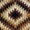 image:imageFlash Furniture Teagan Collection Southwestern Style Area Rug  Olefin Red Accent Rug  5 x 7  Jute Backing  Entryway Living Room BedroomBrown