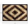 image:imageFlash Furniture Teagan Collection Southwestern Style Area Rug  Olefin Red Accent Rug  5 x 7  Jute Backing  Entryway Living Room BedroomBrown
