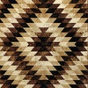 image:imageFlash Furniture Teagan Collection Southwestern Style Area Rug  Olefin Red Accent Rug  5 x 7  Jute Backing  Entryway Living Room BedroomBrown