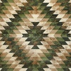 image:imageFlash Furniture Teagan Collection Southwestern Style Area Rug  Olefin Red Accent Rug  5 x 7  Jute Backing  Entryway Living Room BedroomGreen