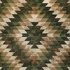 image:imageFlash Furniture Teagan Collection Southwestern Style Area Rug  Olefin Red Accent Rug  5 x 7  Jute Backing  Entryway Living Room BedroomGreen