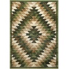 image:imageFlash Furniture Teagan Collection Southwestern Style Area Rug  Olefin Red Accent Rug  5 x 7  Jute Backing  Entryway Living Room BedroomGreen