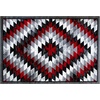 image:imageFlash Furniture Teagan Collection Southwestern Style Area Rug  Olefin Red Accent Rug  5 x 7  Jute Backing  Entryway Living Room BedroomRed