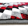 image:imageFlash Furniture Teagan Collection Southwestern Style Area Rug  Olefin Red Accent Rug  5 x 7  Jute Backing  Entryway Living Room BedroomRed