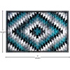 image:imageFlash Furniture Teagan Collection Southwestern Style Area Rug  Olefin Red Accent Rug  5 x 7  Jute Backing  Entryway Living Room BedroomTurquoise