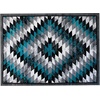 image:imageFlash Furniture Teagan Collection Southwestern Style Area Rug  Olefin Red Accent Rug  5 x 7  Jute Backing  Entryway Living Room BedroomTurquoise