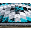 image:imageFlash Furniture Teagan Collection Southwestern Style Area Rug  Olefin Red Accent Rug  5 x 7  Jute Backing  Entryway Living Room BedroomTurquoise