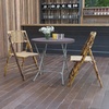 image:imageFlash Furniture Trellis Commercial Grade 26Foot Round Brown Rattan Plastic Folding Table
