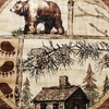 image:imageFlash Furniture Vale Collection Wildlife Area Rug  Rustic Brown Nature Inspired Olefin Rug  2 x 7 Area Rug  Jute Backing  Entryway Living Room BedroomBeige