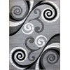 image:imageFlash Furniture Valli Collection Area Rug  High Pile Purple Olefin Rug  5 x 7 Area Rug  Jute Backing  Hallway Entryway Bedroom Living RoomGrey