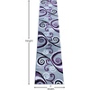 image:imageFlash Furniture Valli Collection Area Rug  High Pile Purple Olefin Rug  5 x 7 Area Rug  Jute Backing  Hallway Entryway Bedroom Living RoomPurple